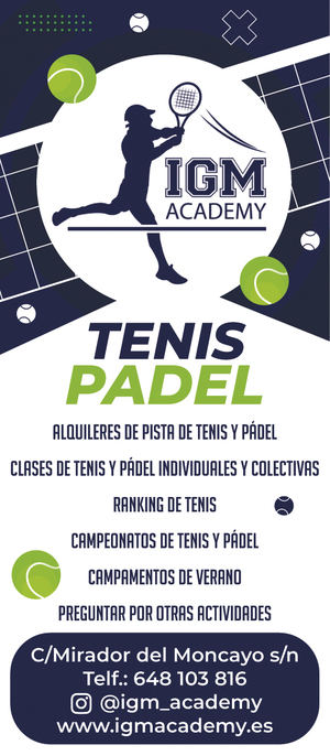 La Escuela IGM Academy de Collado Villalba busca jóvenes talentos del tenis y el padel