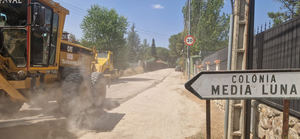 Finalizan los trabajos de adecuación y mantenimiento de calles y caminos de tierra en Guadarrama