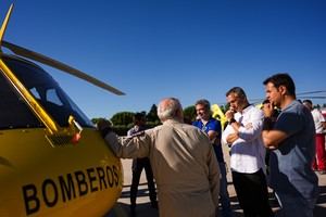 El Parque de Bomberos de Las Rozas ampliará la superficie de su helipuerto