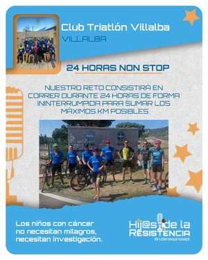 24 horas corriendo por relevos en la Dehesa de Collado Villalba para recaudar fondos contra el cáncer infantil