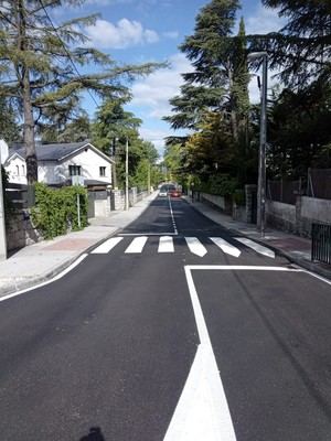 Torrelodones invierte en seis meses más de un millón de euros en el asfaltado de calles