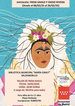 Hasta el 26 de febrero se puede ver en la Biblioteca María Giralt de Valdemorillo la exposición ‘Frida Kahlo y Diego Rivera’