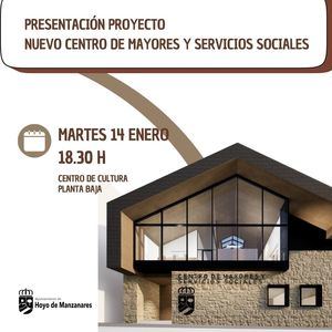 La alcaldesa de Hoyo de Manzanares presentará a los vecinos el proyecto del nuevo Centro Integral de Mayores