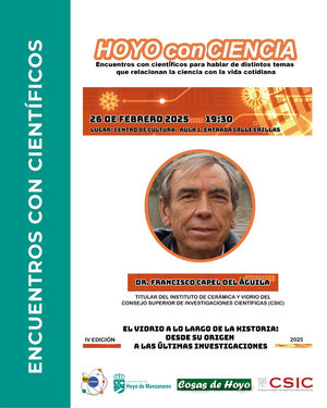 El ciclo Hoyo conCiencia regresa con una conferencia sobre la historia del vidrio