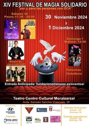 La Fundación Pita López celebra este fin de semana su XIV Festival de Magia Solidario en Moralzarzal