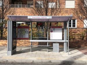 La Comunidad renueva paradas de autobús en Boadilla del Monte, Las Rozas, Collado Villalba, Guadarrama y Colmenar Viejo