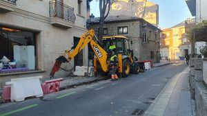 Galapagar acomete las obras de mejora de varias calles del casco urbano