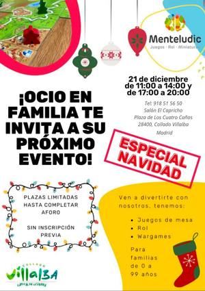 El programa de Ocio en Familia de Collado Villalba, ‘Menteludic kids’, celebra una sesión especial de Navidad