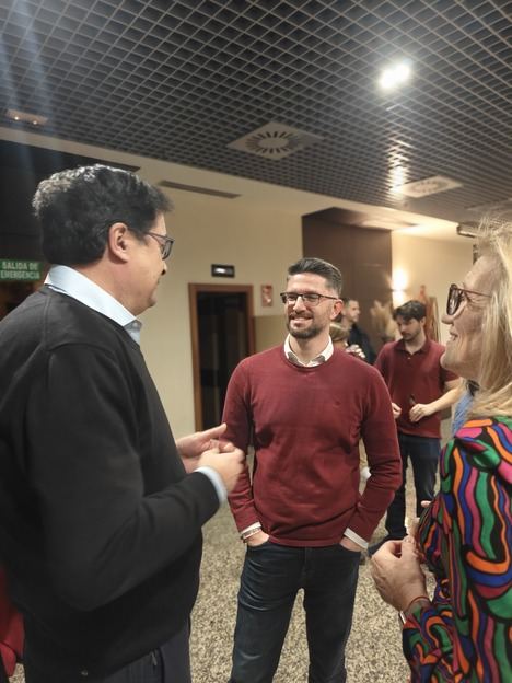 El secretario general del PSOE madrileño se reunió con los socialistas de Collado Villalba