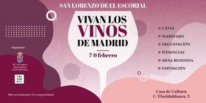 Los Vinos de Madrid estarán en San Lorenzo de El Escorial del 7 al 9 de febrero